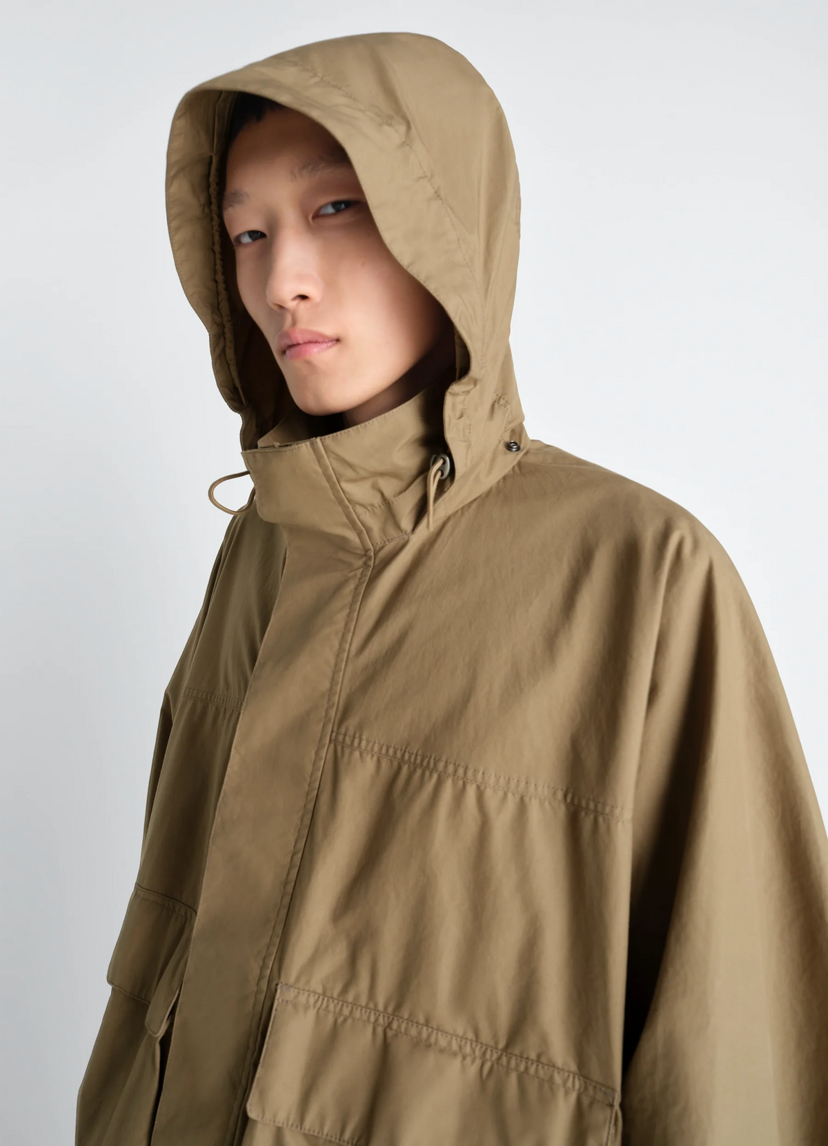 PARKA DE PLUIE COURTE EN COTON VENTILE® DÉPERLANT