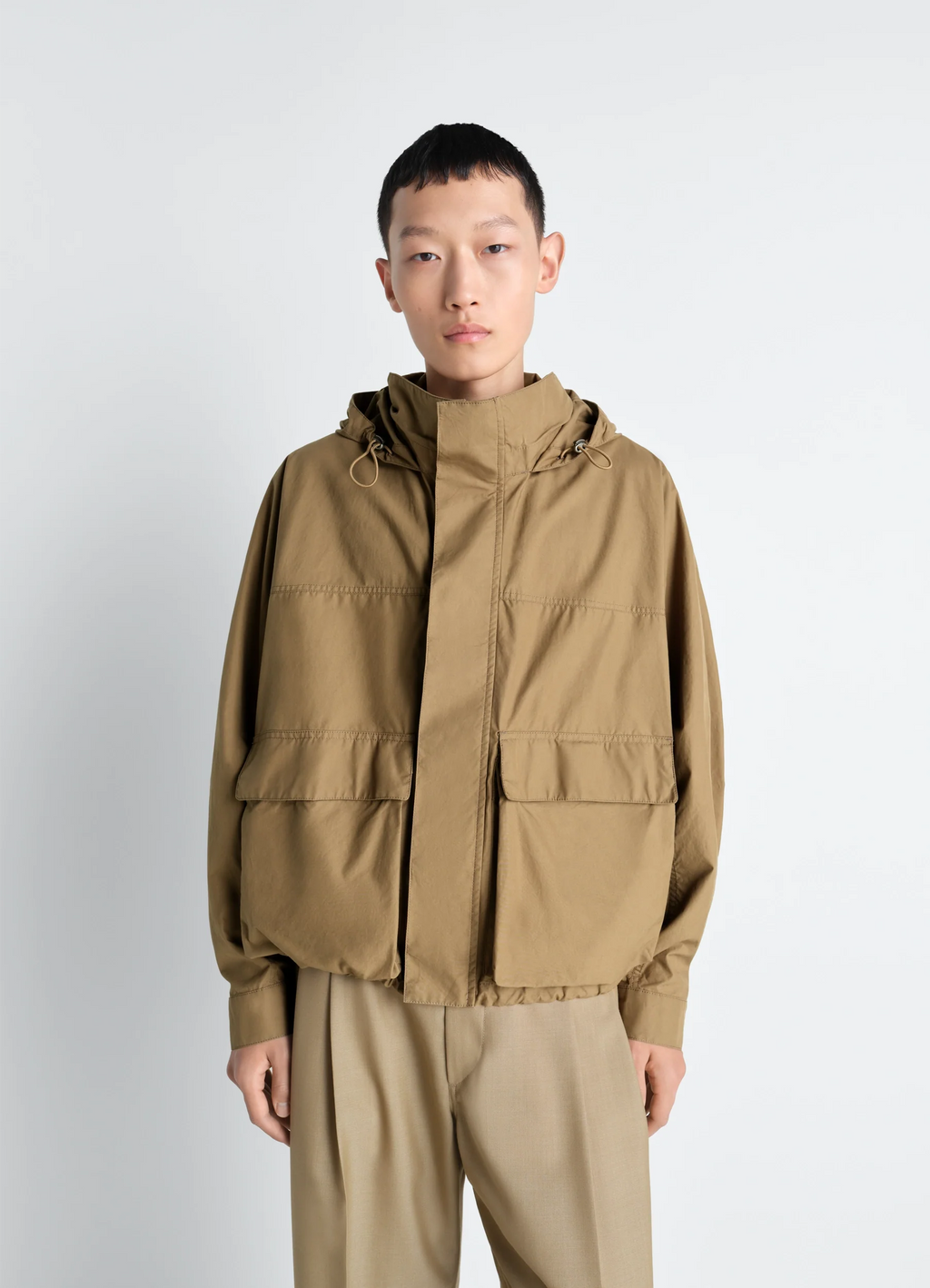 PARKA DE PLUIE COURTE EN COTON VENTILE® DÉPERLANT