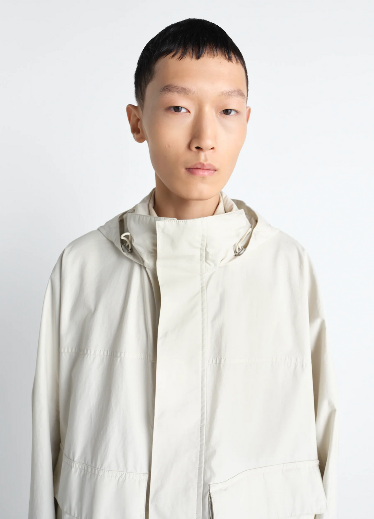 PARKA DE PLUIE COURTE EN COTON VENTILE® DÉPERLANT