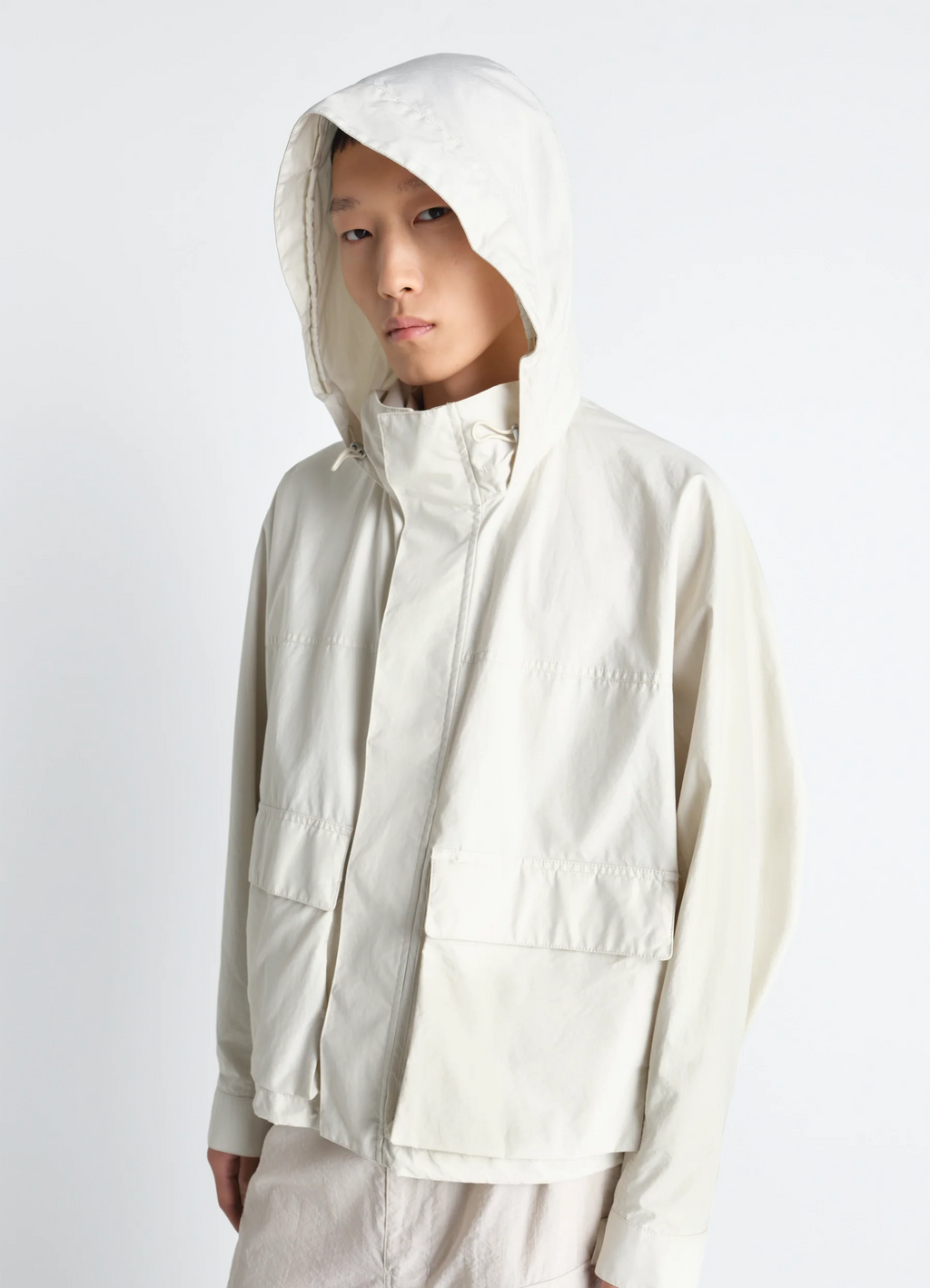 PARKA DE PLUIE COURTE EN COTON VENTILE® DÉPERLANT