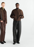PUFFER BLOUSON IN POLYESTER CANVAS