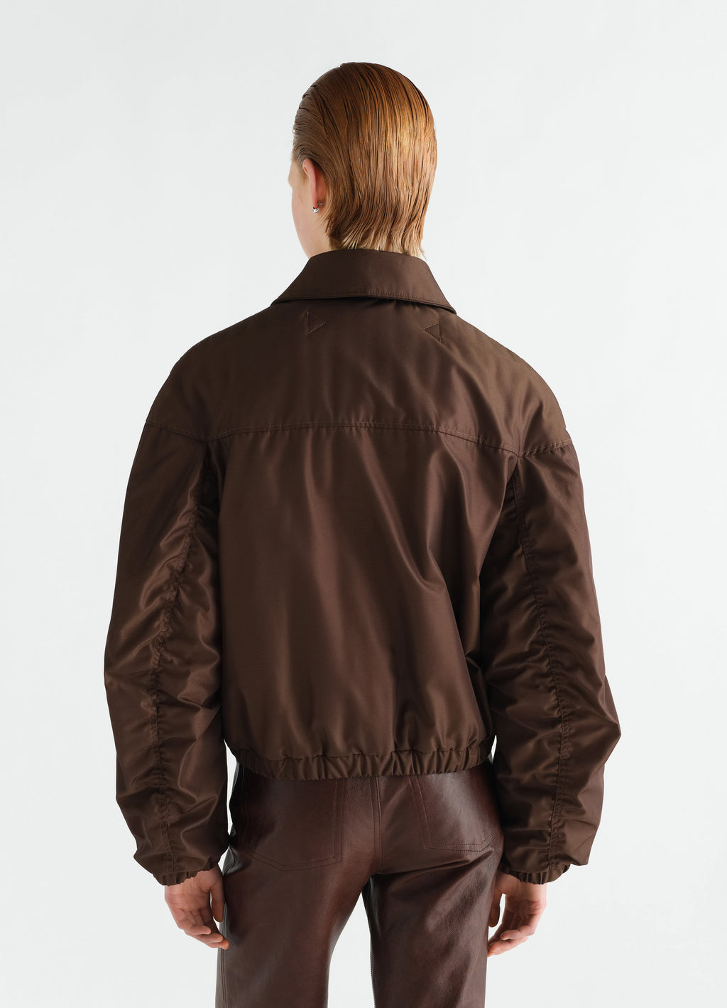 PUFFER BLOUSON IN POLYESTER CANVAS