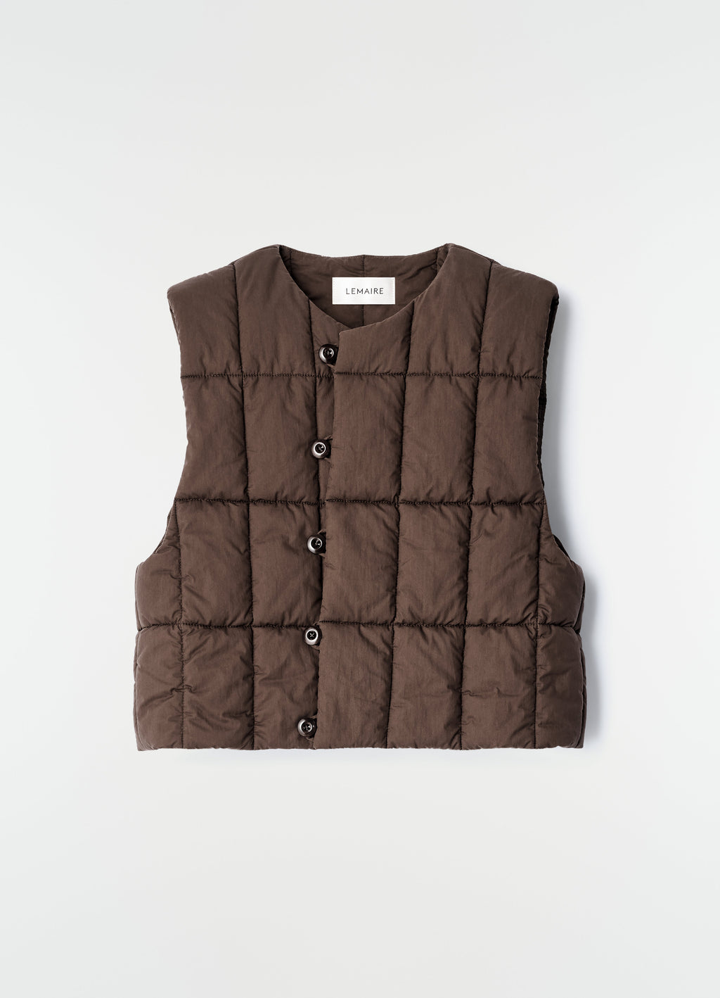 GILET OUATÉ EN COTON NYLON DÉPERLANT