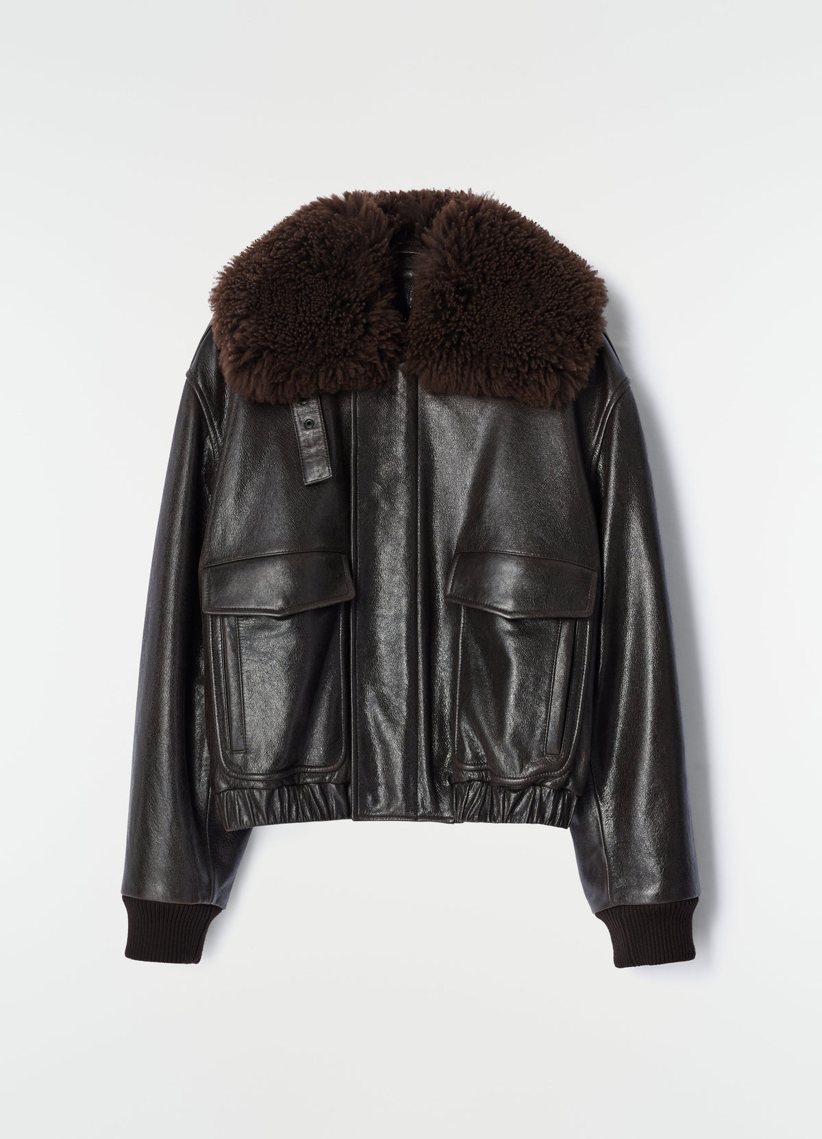 PILOT BLOUSON IN SHINY COW LEATHER