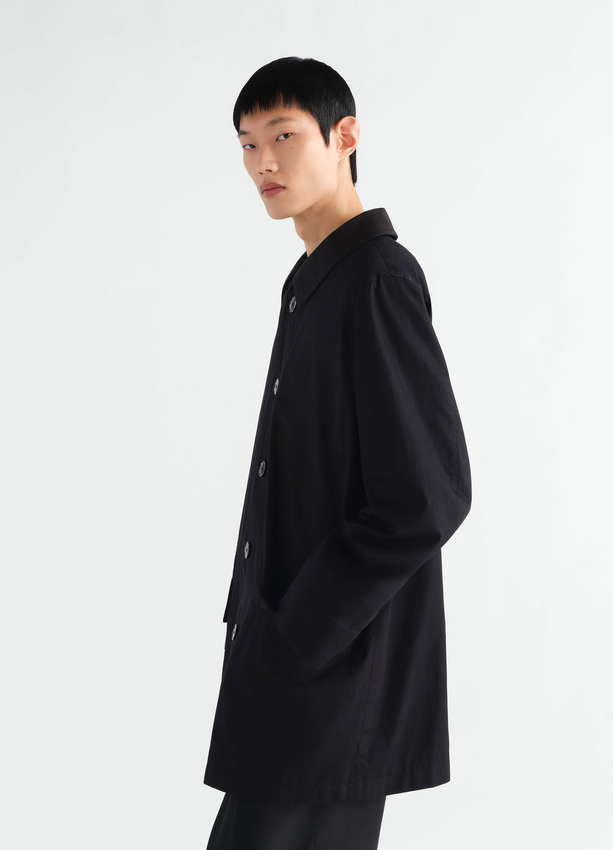IMPERMÉABLE EN SERGÉ DE COTON DÉPERLANT VENTILE®