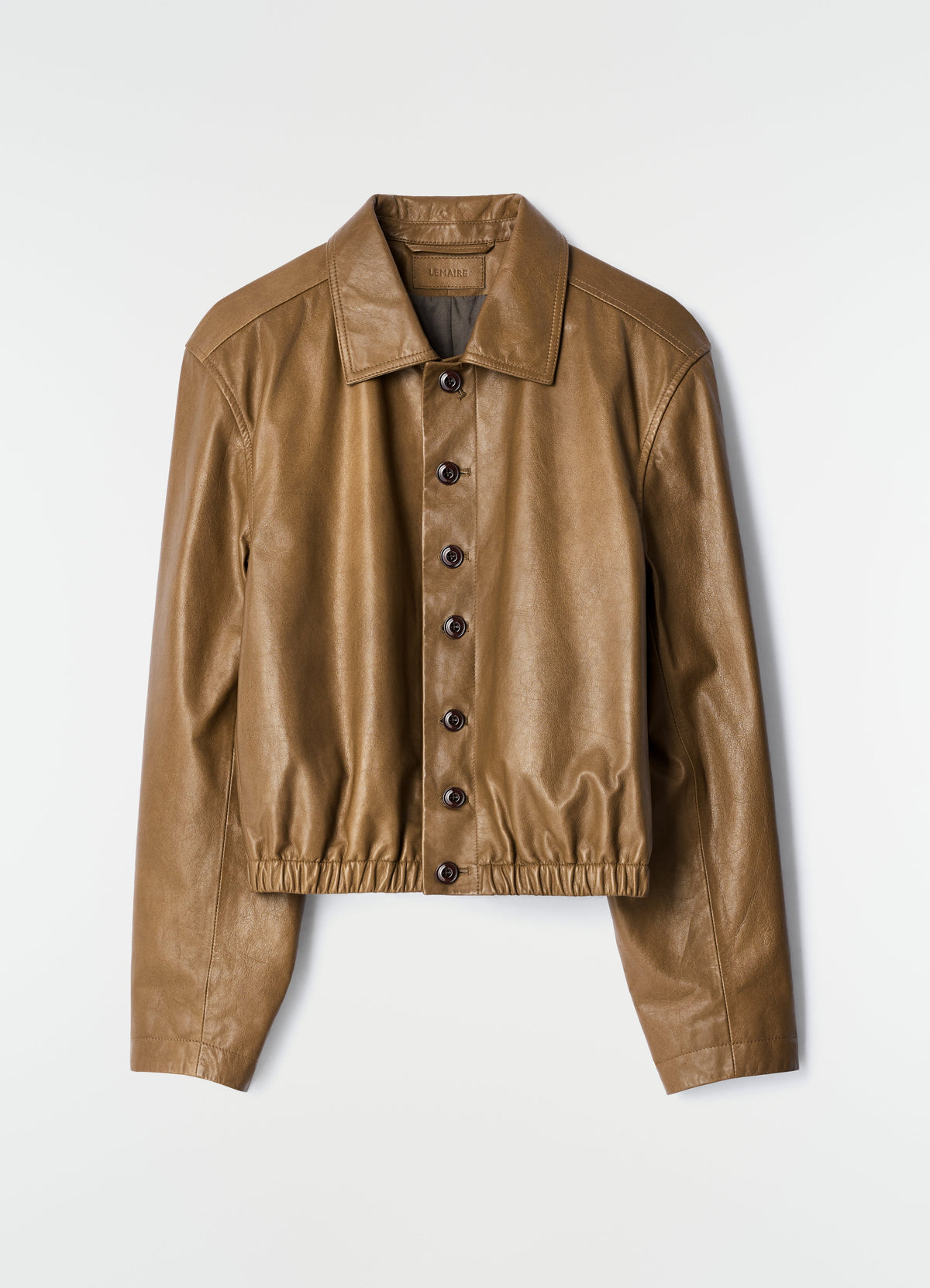 SOFT LEATHER BLOUSON IN PAPER COW LEATHER