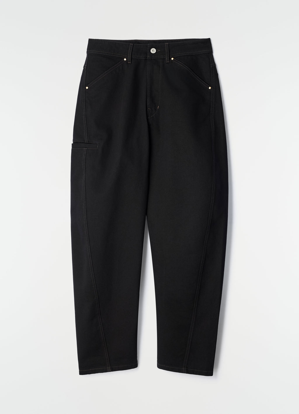 PANTALON DE TRAVAIL TWISTED EN DENIM NOIR ÉPAIS