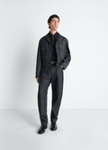 PANTALON DE TRAVAIL TWISTED EN DENIM LOURD ARDOISE