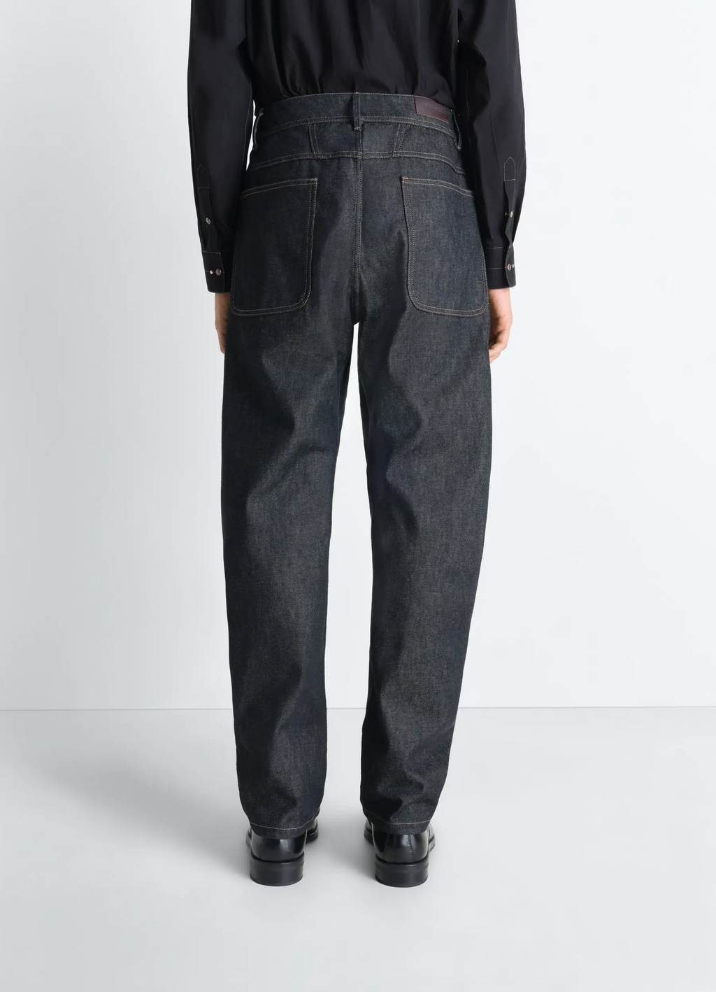 PANTALON DE TRAVAIL TWISTED EN DENIM LOURD ARDOISE