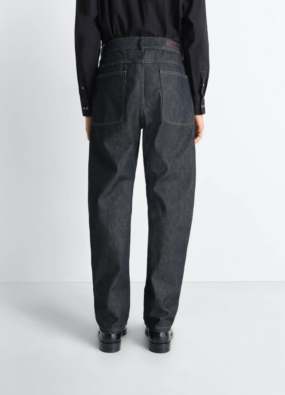 TWISTED WORKWEAR PANTS IN HEAVY SLATE DENIM