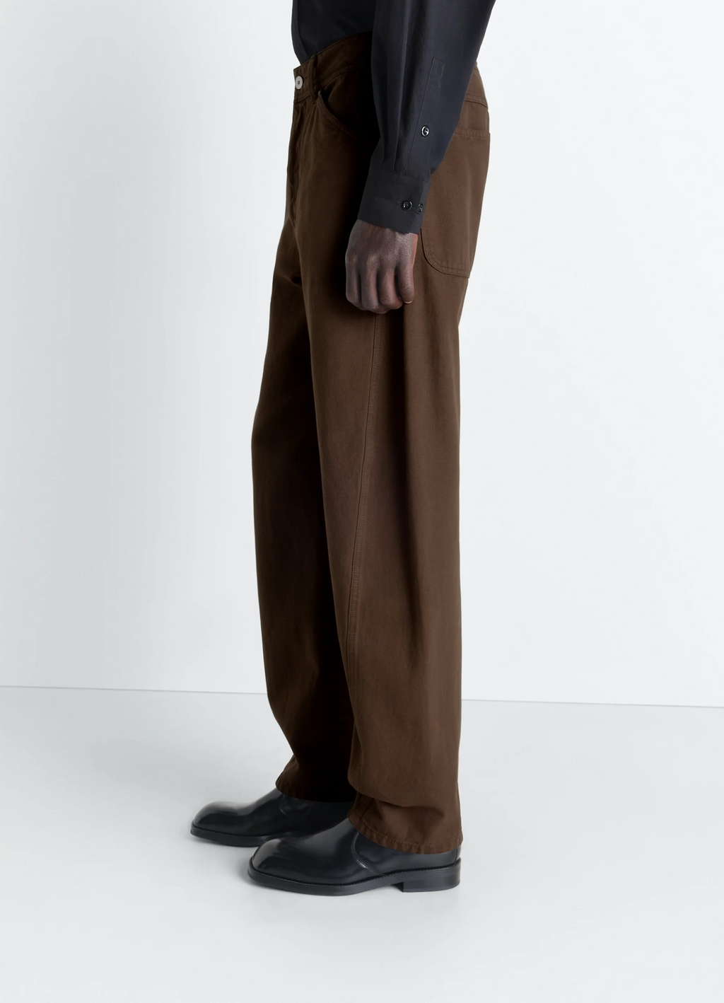 PANTALON DE TRAVAIL TWISTED EN SERGÉ LOURD TEINT