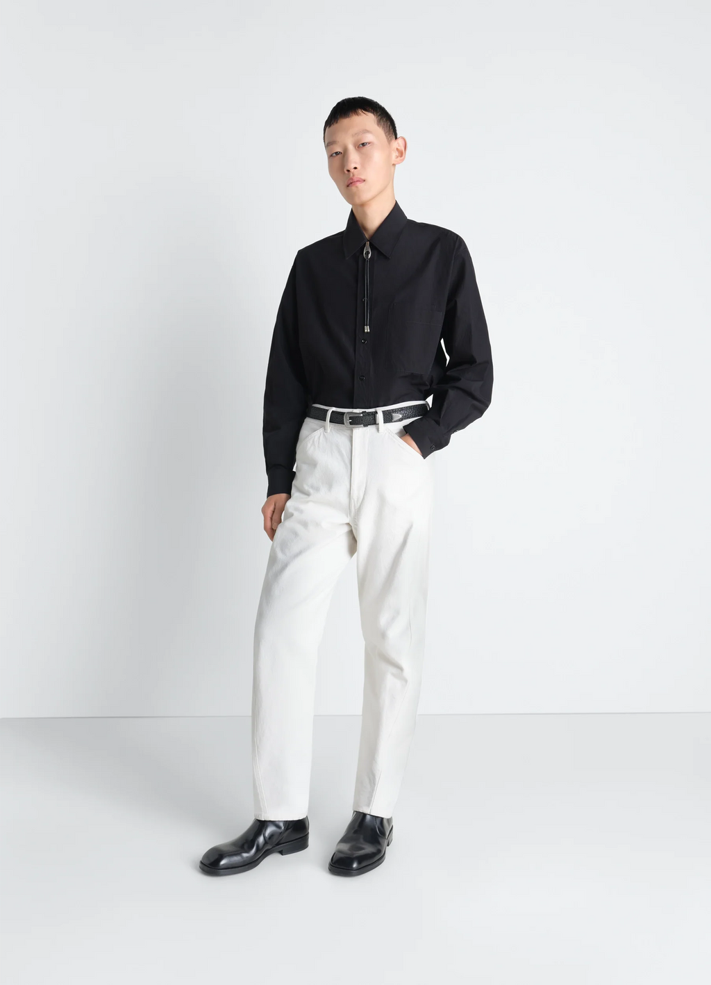 PANTALON DE TRAVAIL TWISTED EN DENIM LOURD DÉLAVÉ