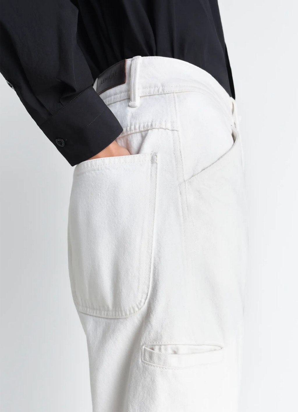 PANTALON DE TRAVAIL TWISTED EN DENIM LOURD DÉLAVÉ