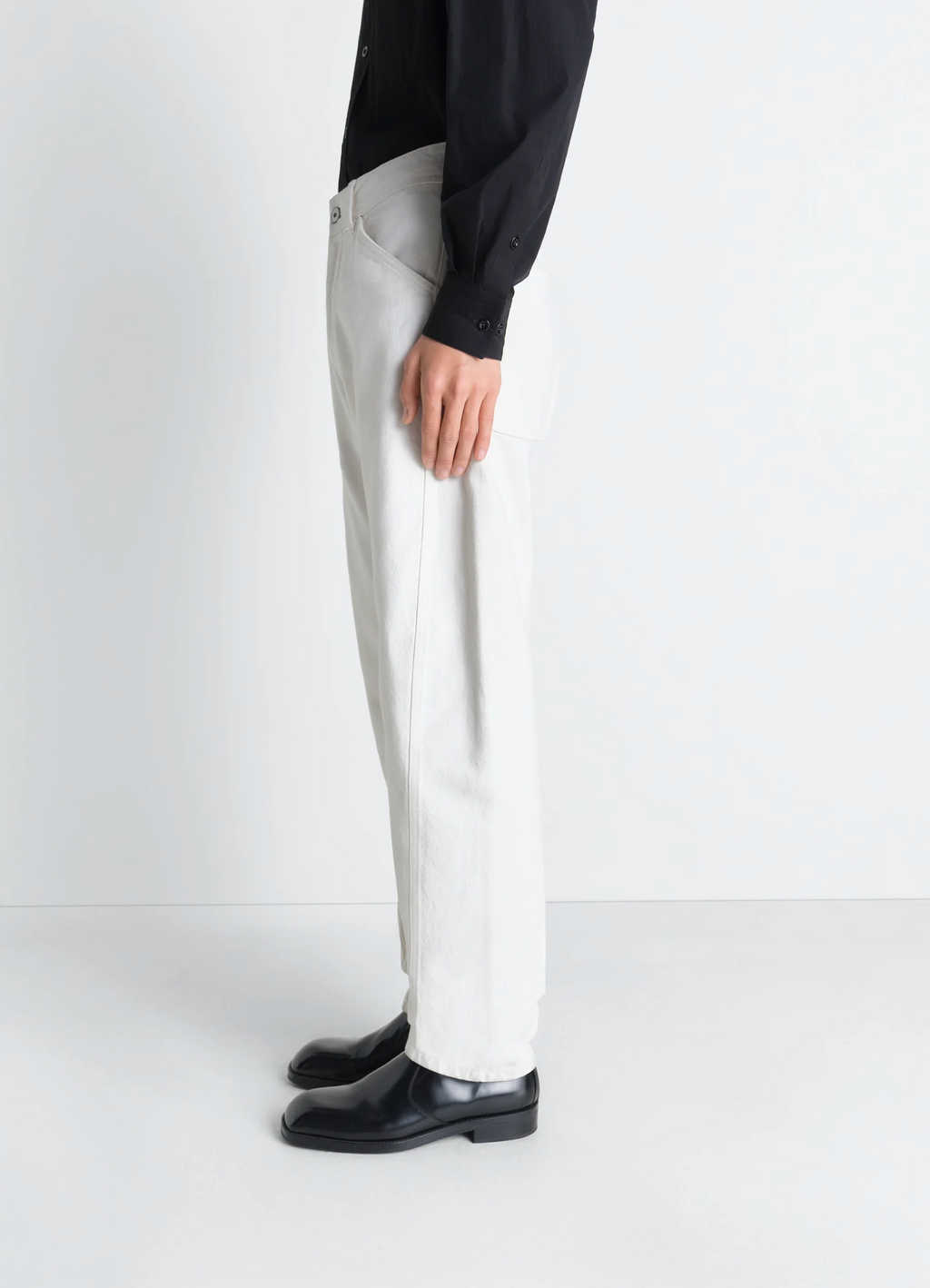 PANTALON DE TRAVAIL TWISTED EN DENIM LOURD DÉLAVÉ
