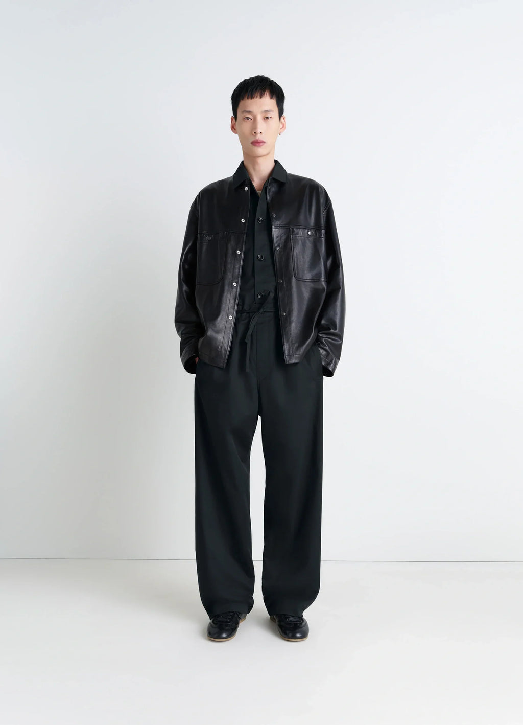 PYJAMA PANTS IN LIGHT COTTON SATIN