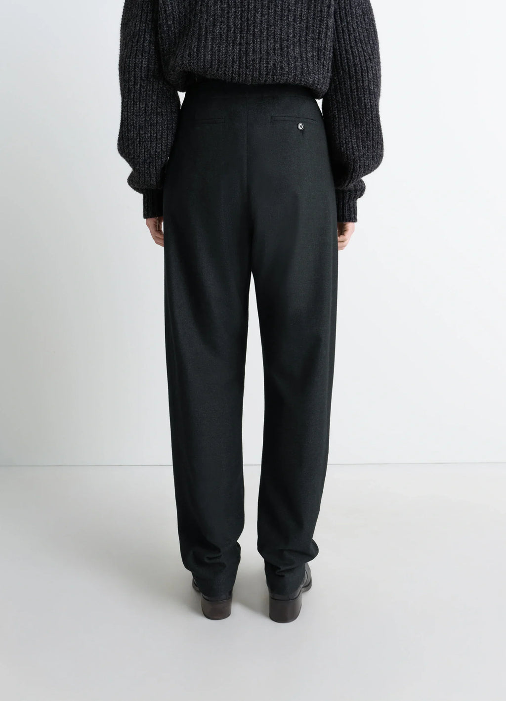 PANTALON À CORDON DE SERRAGE EN CACHEMIRE DOUX