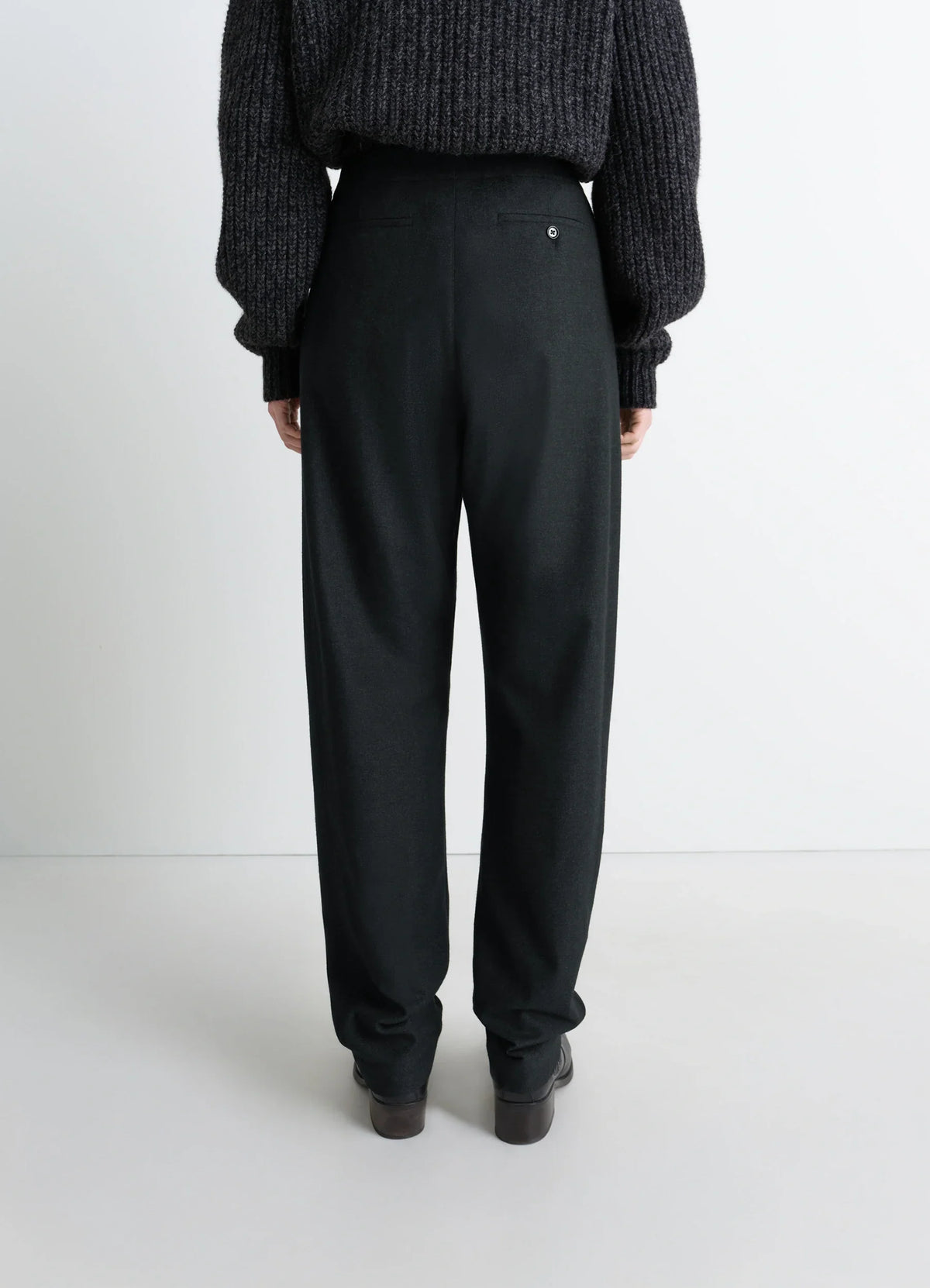 PANTALON À CORDON DE SERRAGE EN CACHEMIRE DOUX