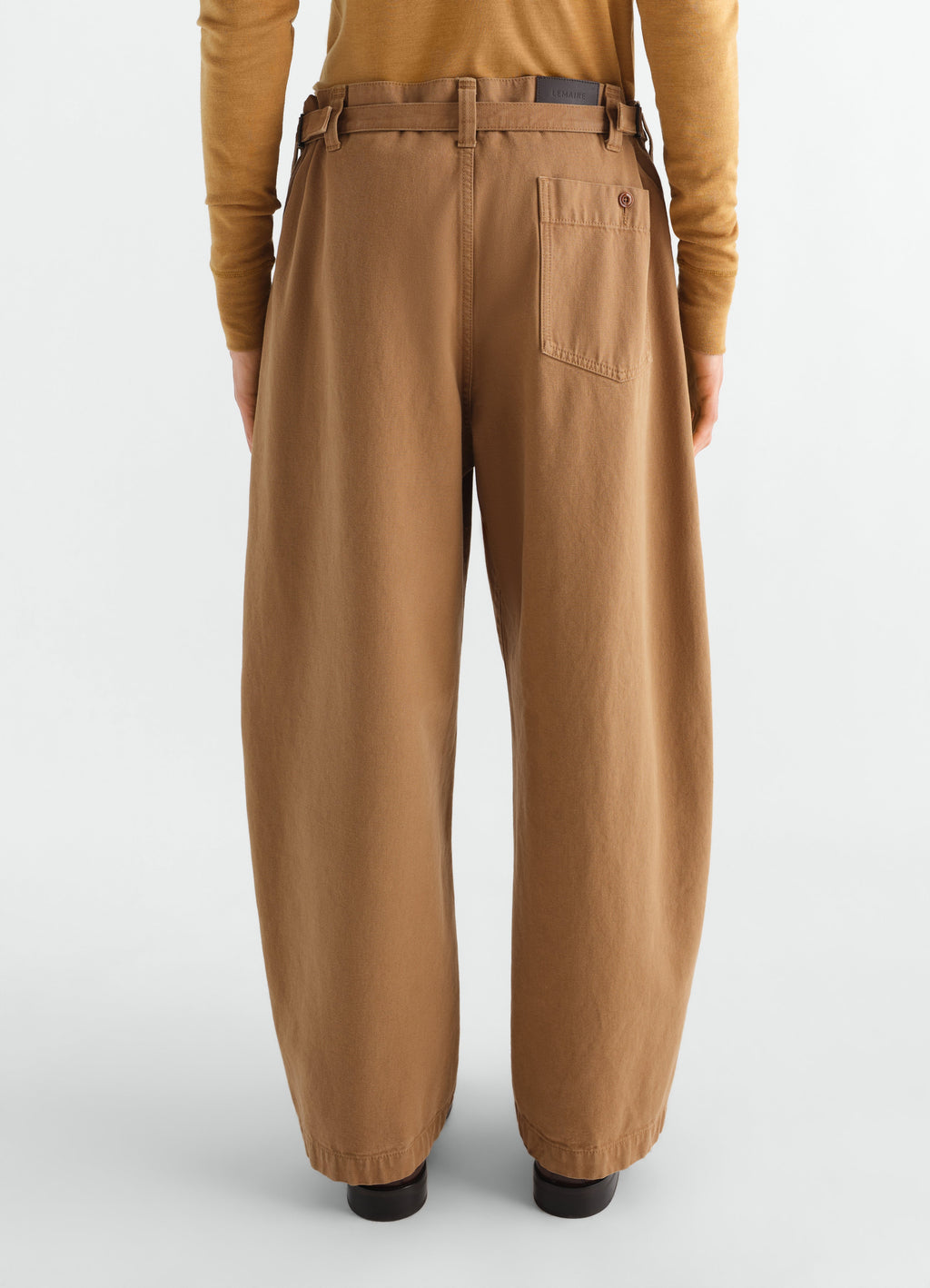 PANTALON MAXI WORKWEAR EN SERGÉ LOURD TEINT EN PIÈCE