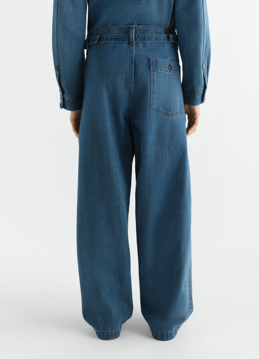 PANTALON DE TRAVAIL MAXI EN DENIM SELVEDGE INDIGO