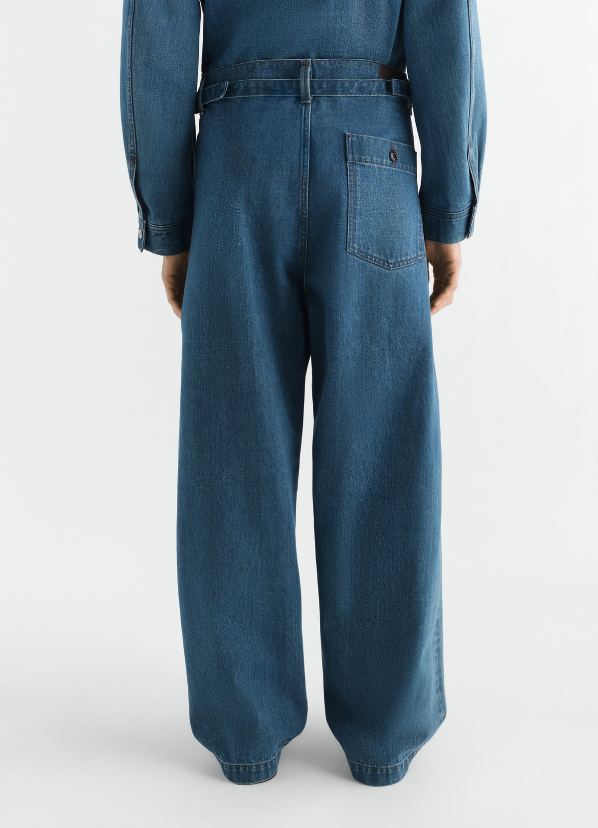 MAXI WORKWEAR PANTS IN INDIGO SELVEDGE DENIM