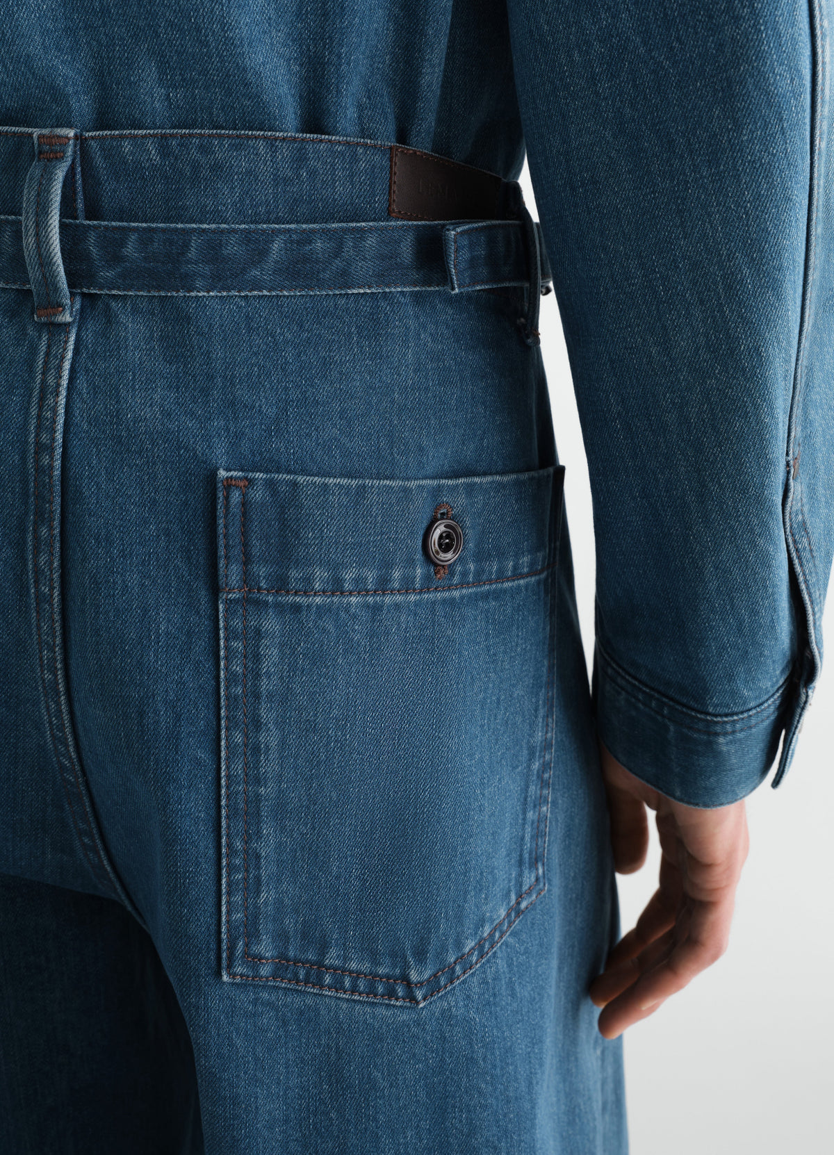 MAXI WORKWEAR PANTS IN INDIGO SELVEDGE DENIM