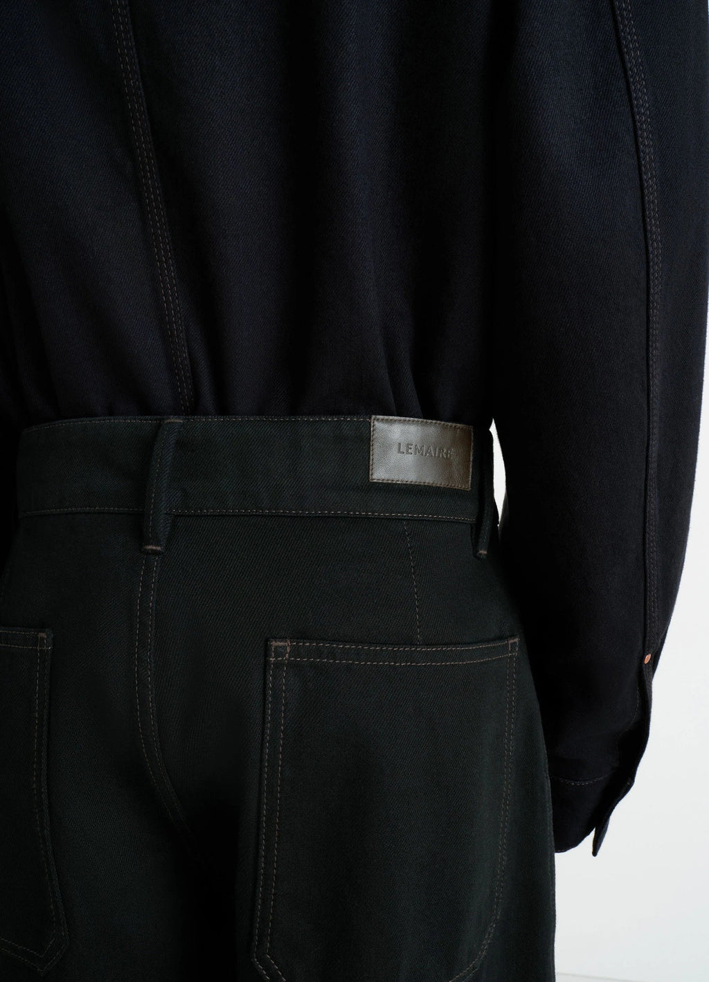 MAXI BARREL WORKWEAR PANTS IN HEAVY BLACK DENIM