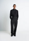 MAXI BARREL WORKWEAR PANTS IN HEAVY SLATE DENIM