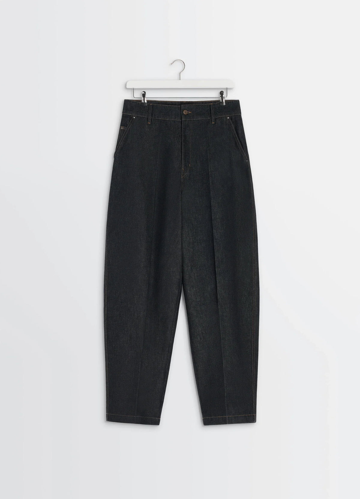 MAXI BARREL WORKWEAR PANTS IN HEAVY SLATE DENIM