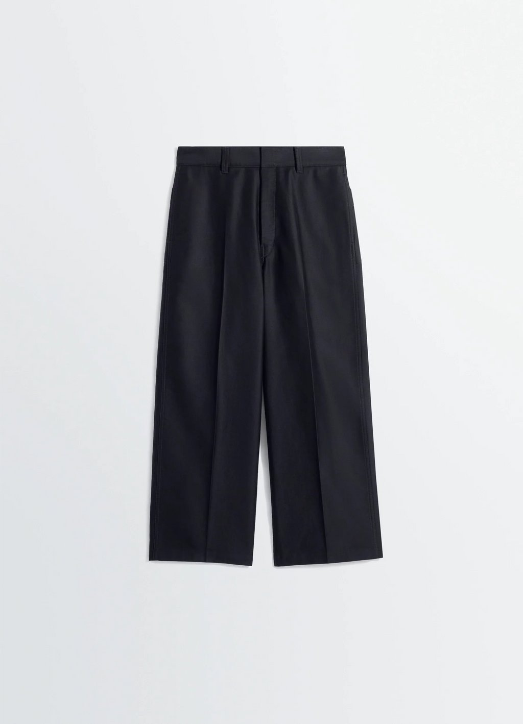 PANTALON DE TRAVAIL LARGE EN SATIN DE COTON