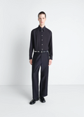 PANTALON DE TRAVAIL LARGE EN SATIN DE COTON
