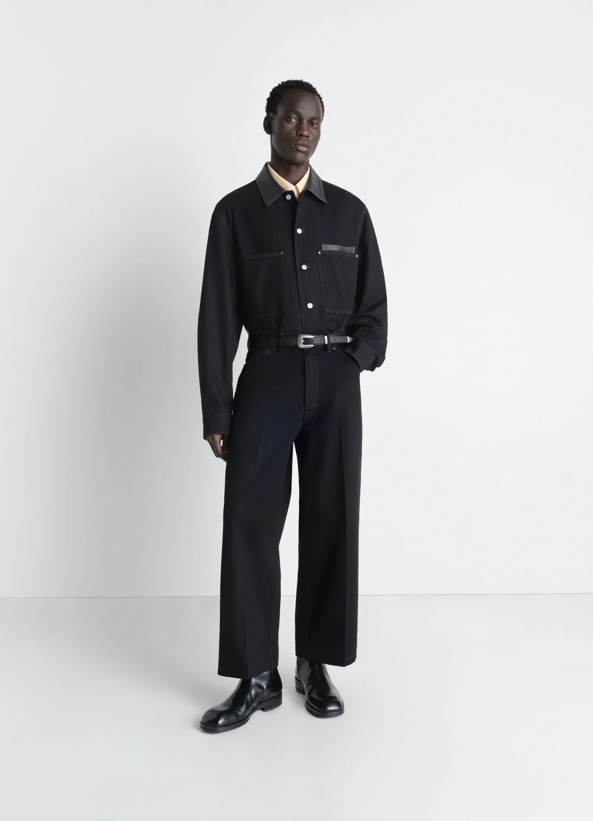 WIDE PANTS IN DENIM