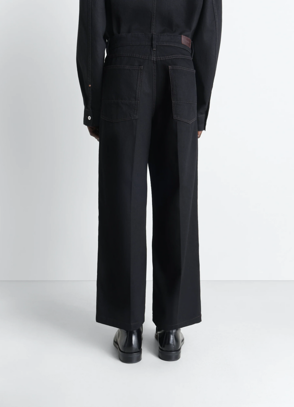 PANTALON LARGE EN DENIM