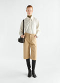 5 POCKET BERMUDAS IN GARMENT DYED HEAVY BROKEN TWILL