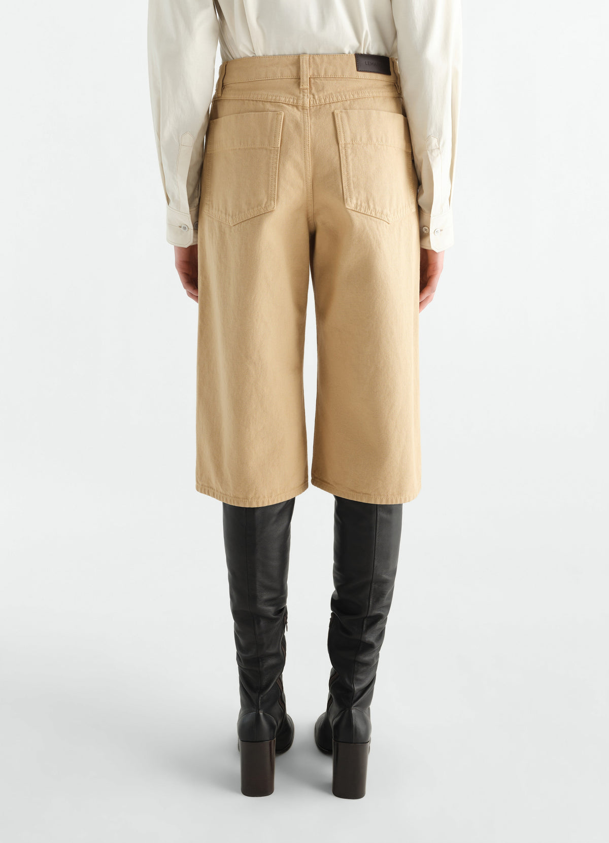 5 POCKET BERMUDAS IN GARMENT DYED HEAVY BROKEN TWILL
