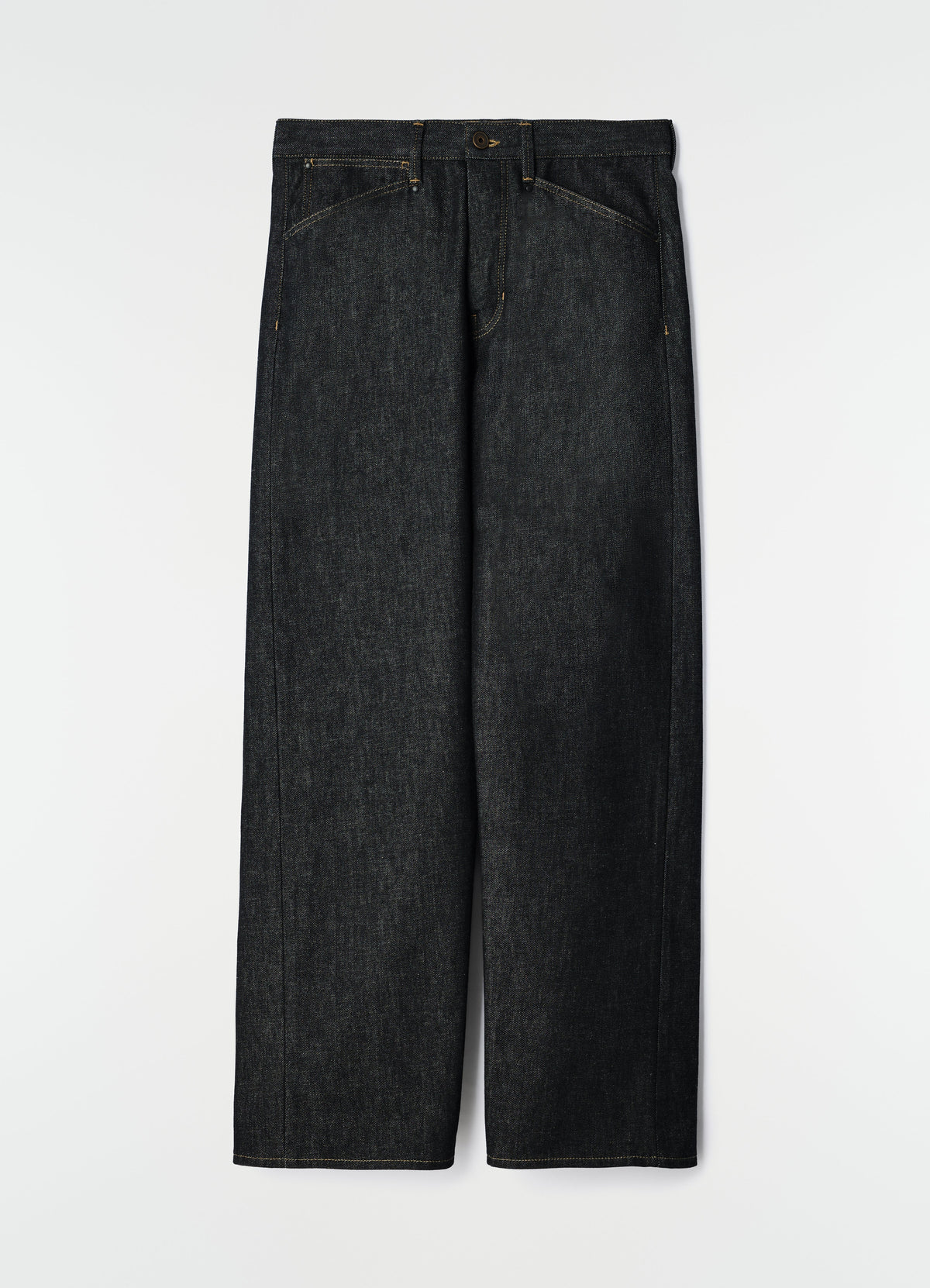 STRAIGHT LEG 5 POCKETS IN HEAVY SLATE DENIM
