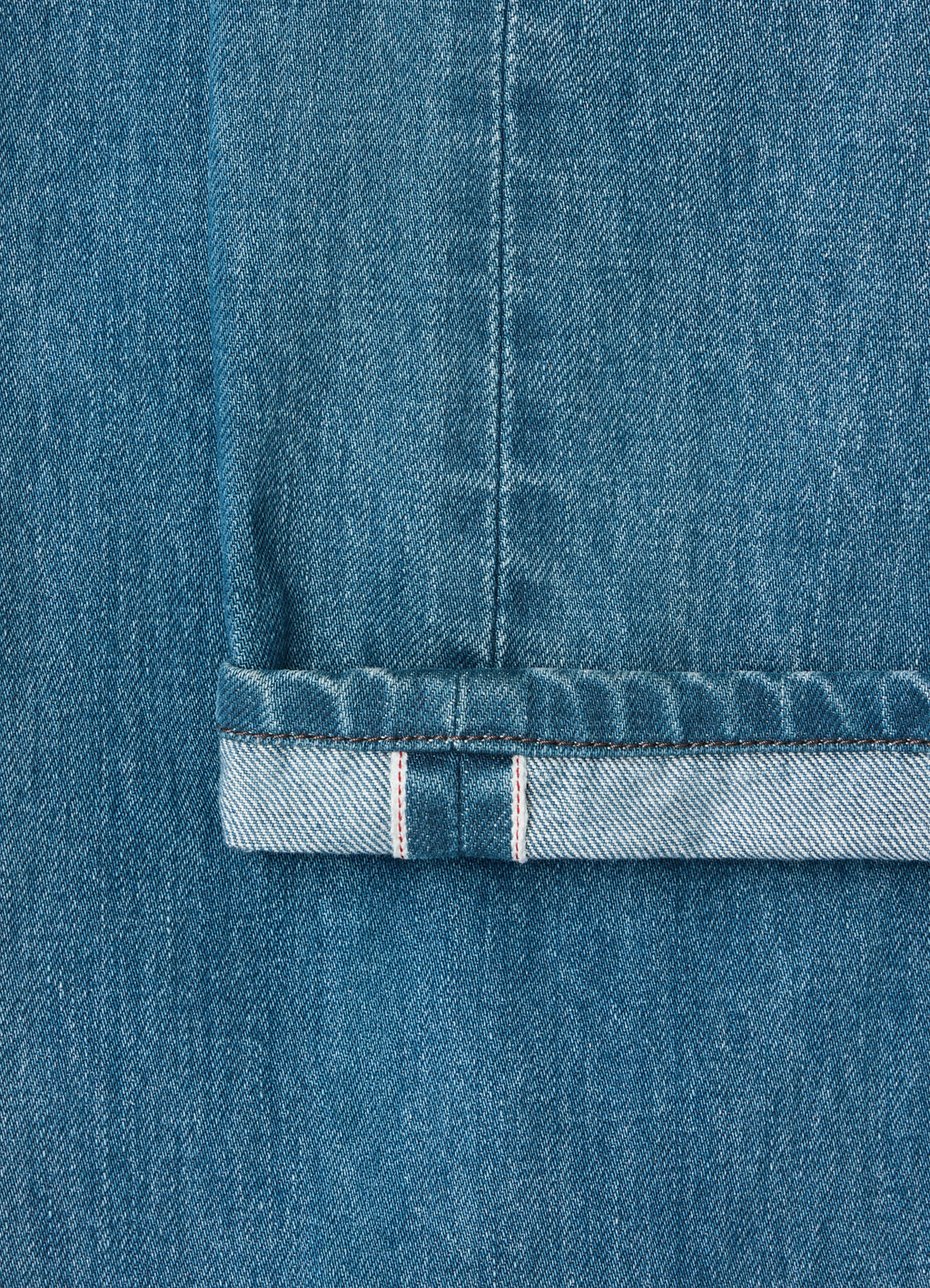 JEAN DROIT 5 POCHES EN DENIM SELVEDGE INDIGO