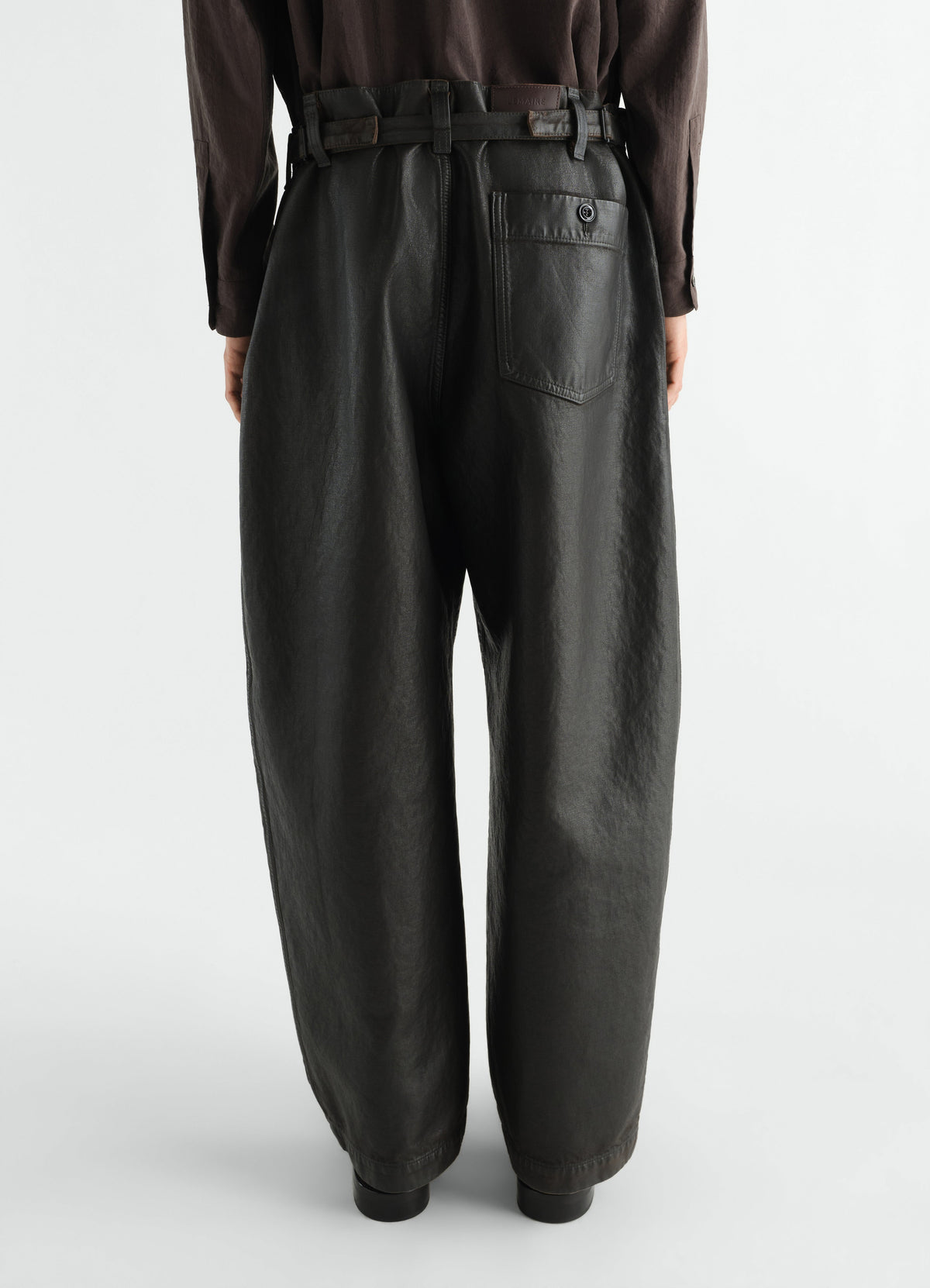 PANTALON DE TRAVAIL MAXI EN DENIM ENDUIT