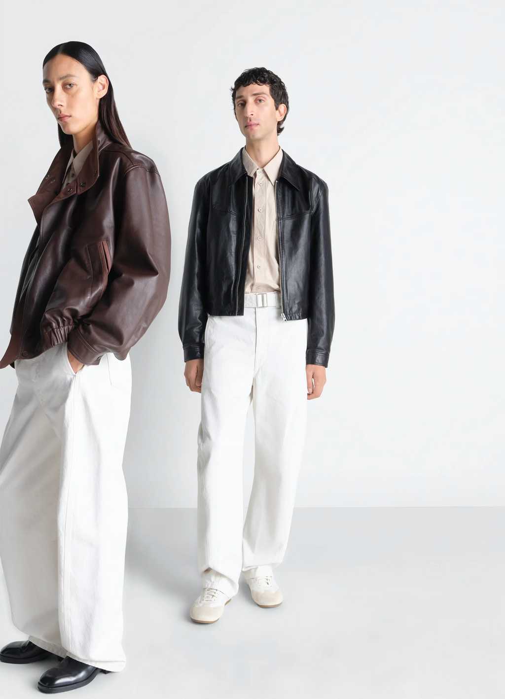 PANTALON CEINTURÉ TWISTED EN JEAN ÉPAIS DÉLAVÉ