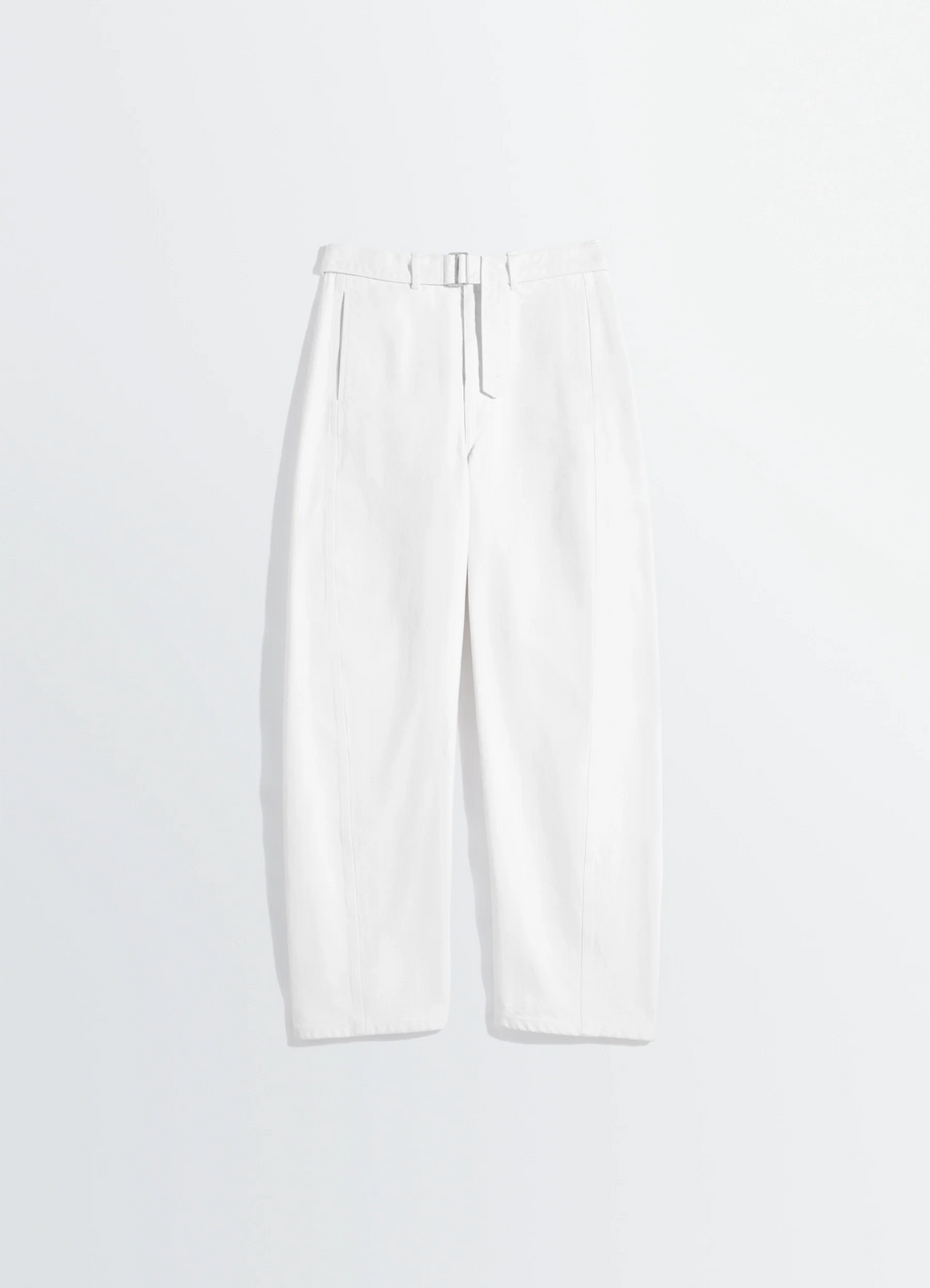 PANTALON CEINTURÉ TWISTED EN JEAN ÉPAIS DÉLAVÉ
