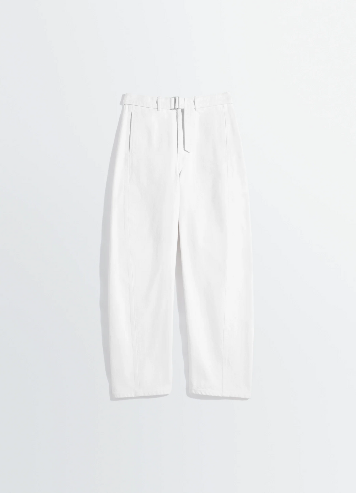 PANTALON CEINTURÉ TWISTED EN JEAN ÉPAIS DÉLAVÉ