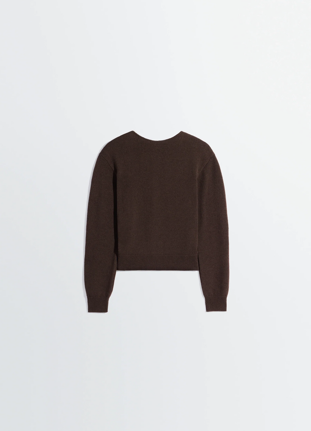 PULL BOUTONNÉ RÉVERSIBLE EN LAINE ET CACHEMIRE