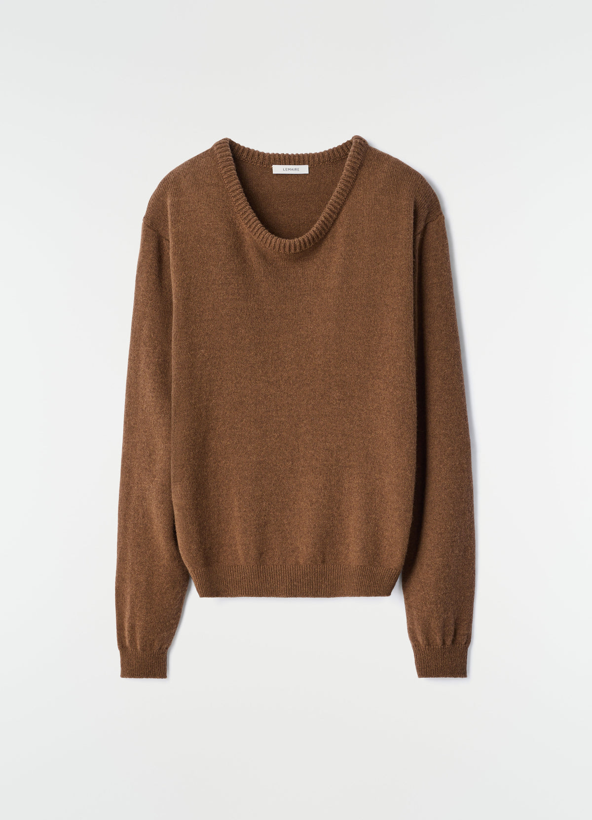 CREW NECK SWEATER IN ALPACA BLEND