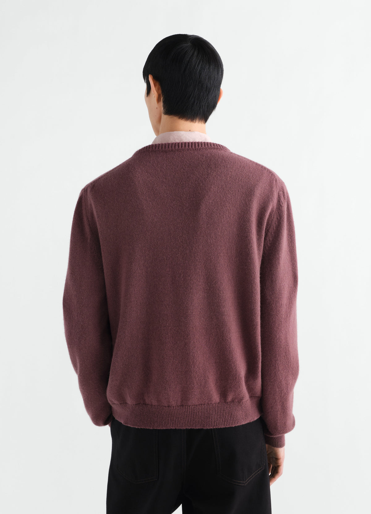 CREW NECK SWEATER IN ALPACA BLEND