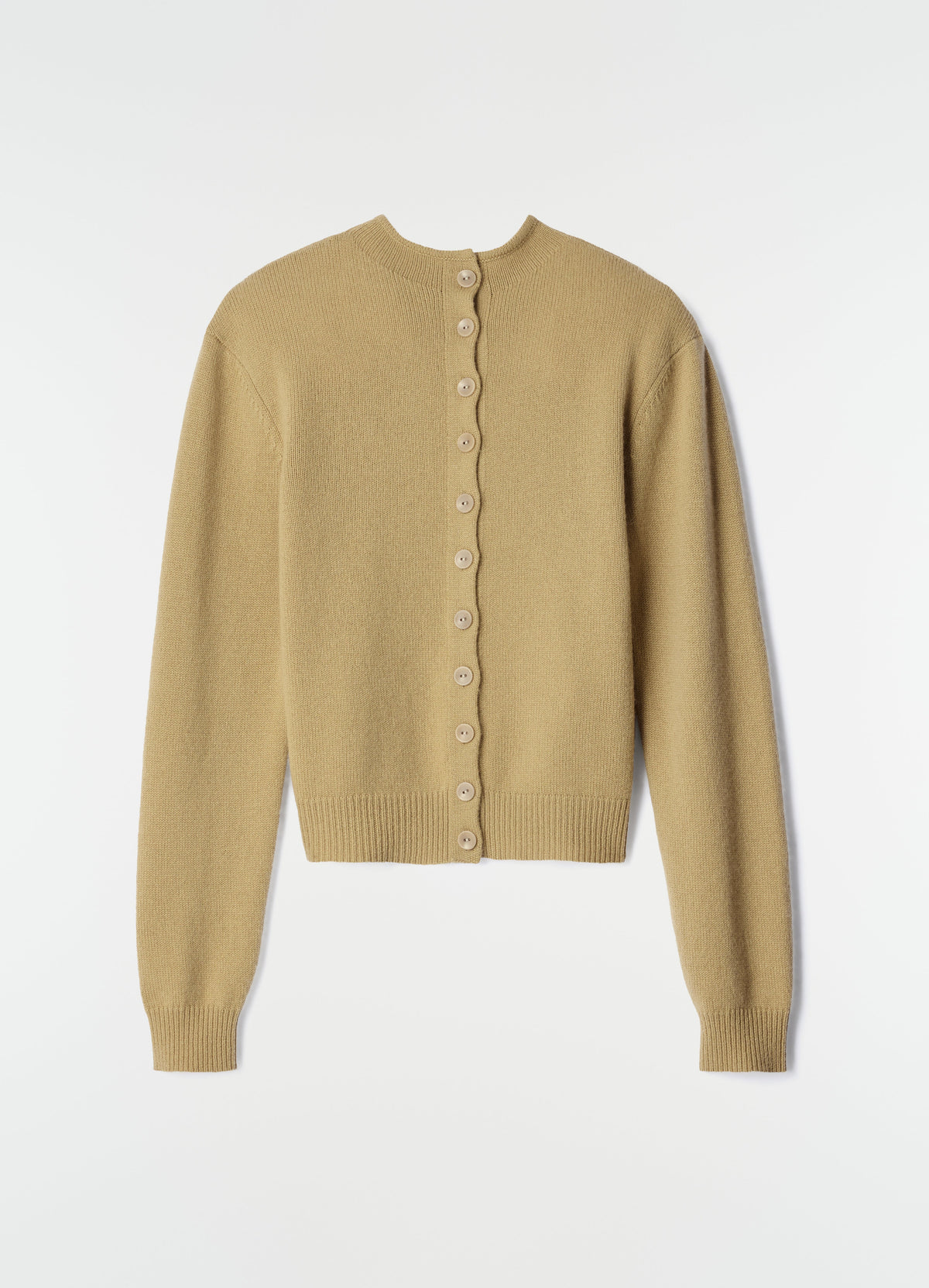 PULL BOUTONNÉ RÉVERSIBLE EN CACHEMIRE