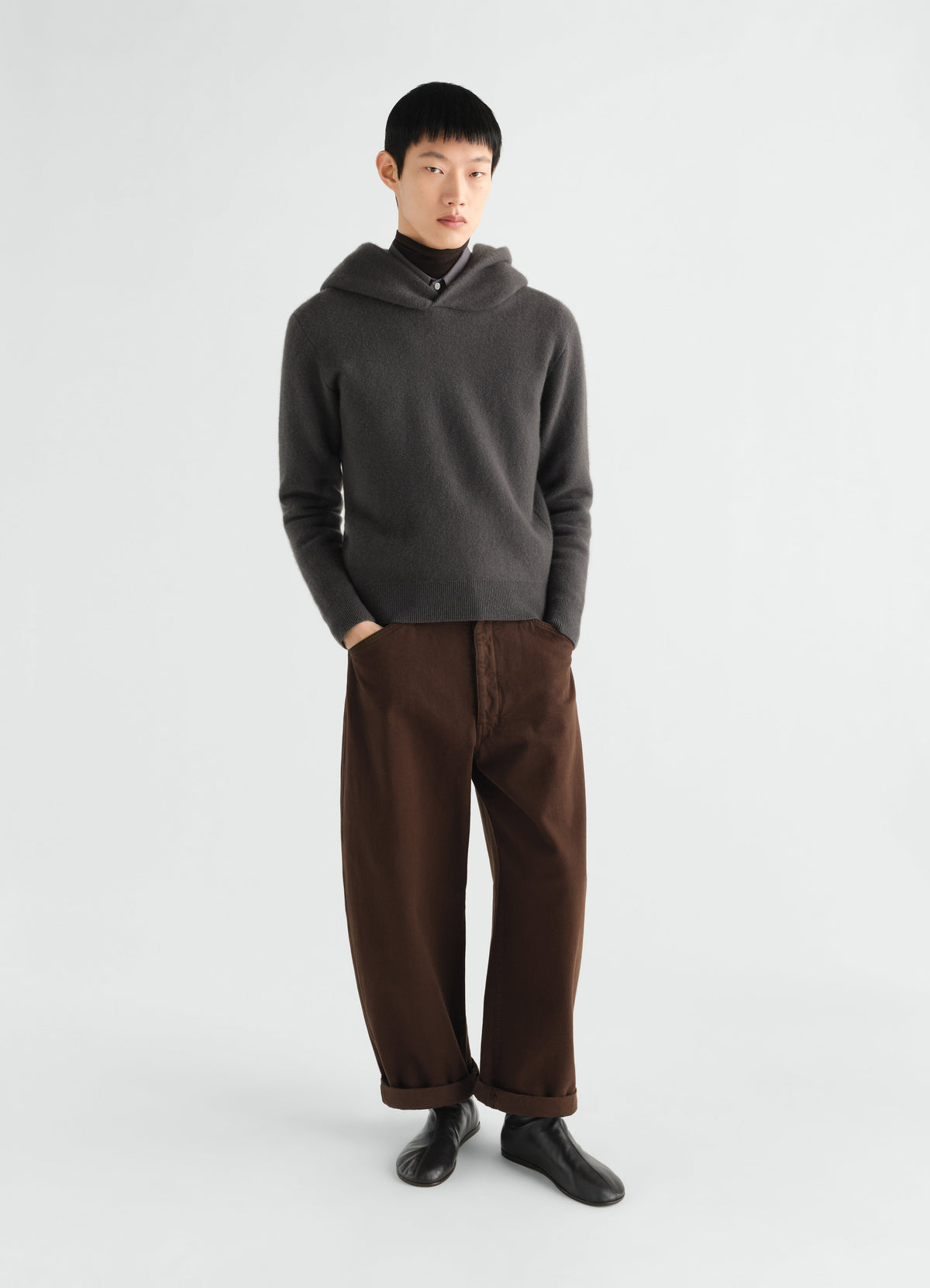 PULL À CAPUCHE EN CACHEMIRE