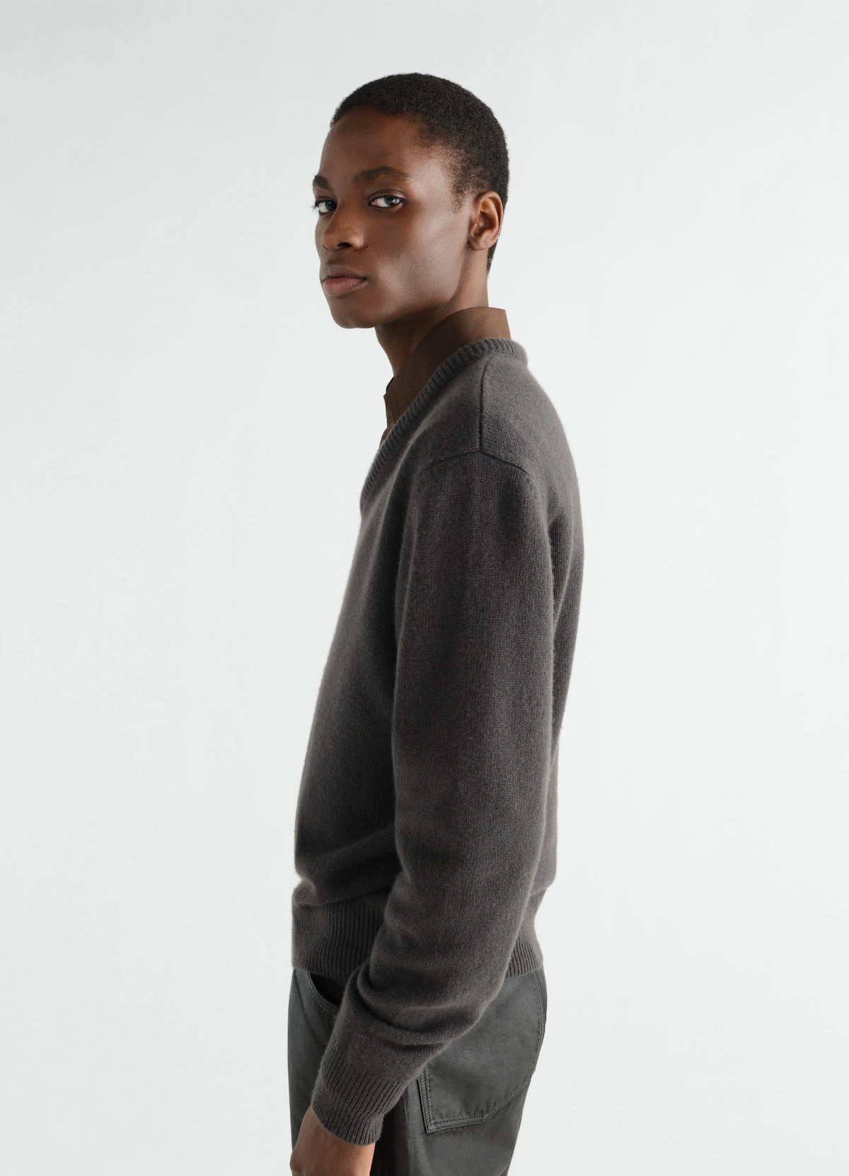 PULL COL EN V EN CACHEMIRE