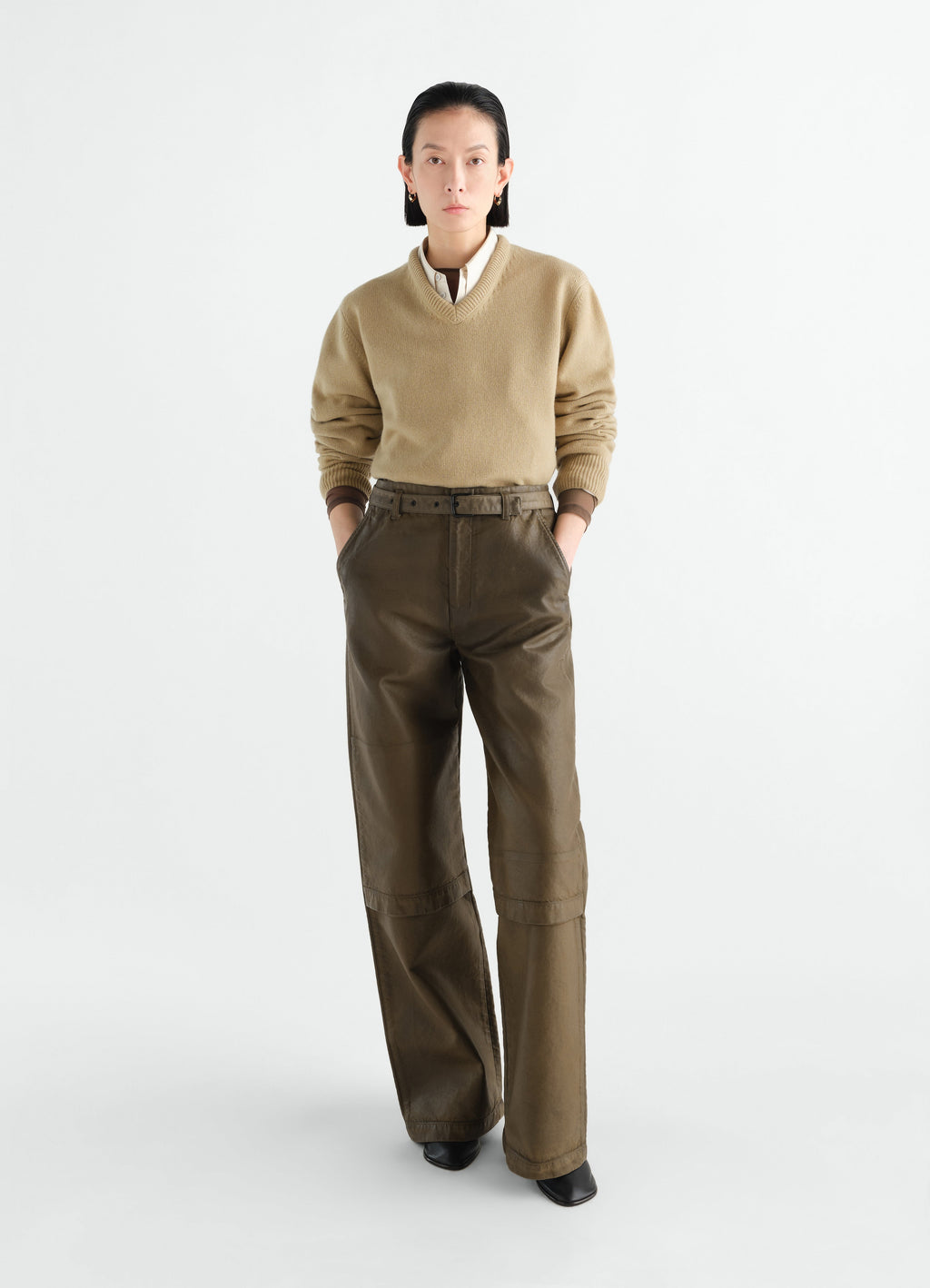 V-NECK SWEATER IN CASHMERE