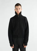 ZIPPED CARDIGAN IN VIRGIN WOOL
