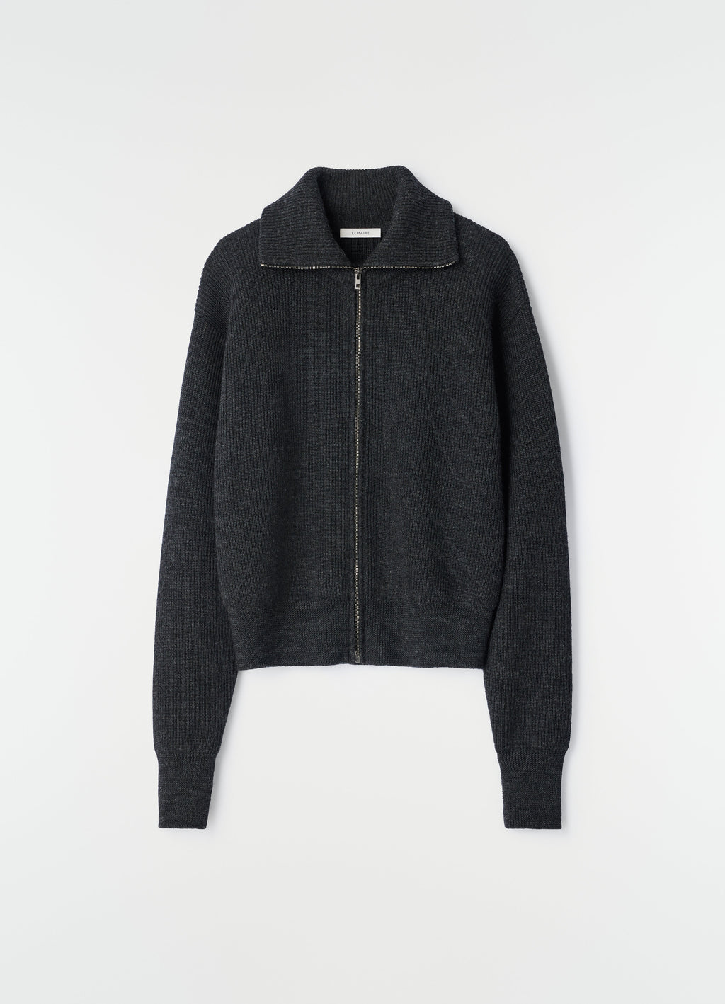 ZIPPED CARDIGAN IN VIRGIN WOOL
