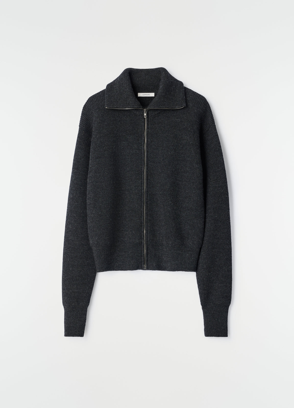 ZIPPED CARDIGAN IN VIRGIN WOOL